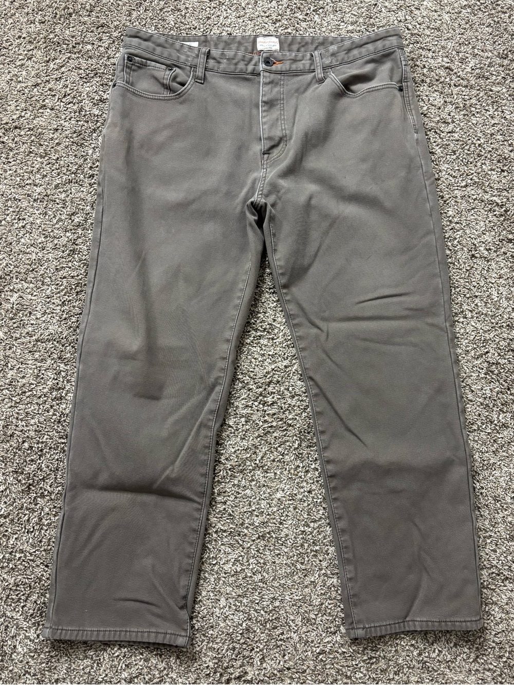 Weatherproof Vintage Fleece Lined Winter Work Utility Warm Men's Jeans 40X30